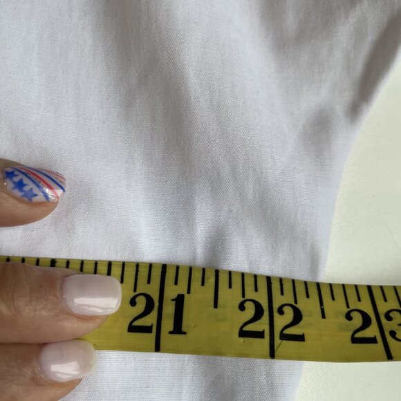 Costello Button Front Mini Dress Swim Cover Up Free Size White Lightweight Beach - Picture 8 of 9